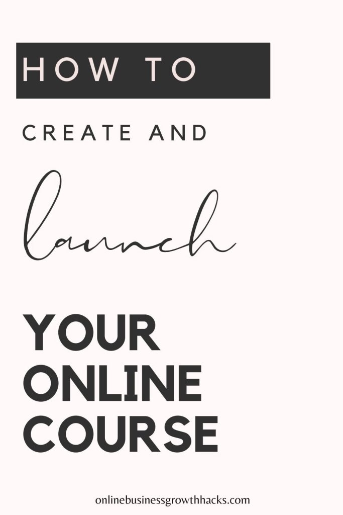 How to create an online course or ebook